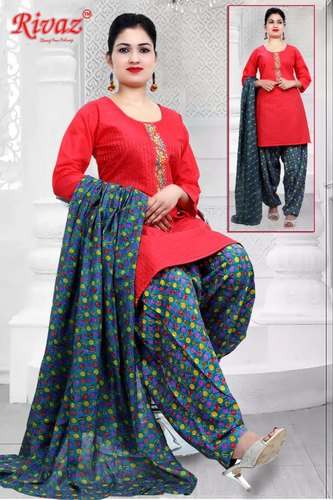 Fancy Cotton Punjabi Salwar Suit