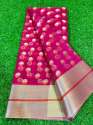 Pure Banarasi Organza Silk Fancy Saree thumb 3