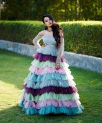 designer party wear gown