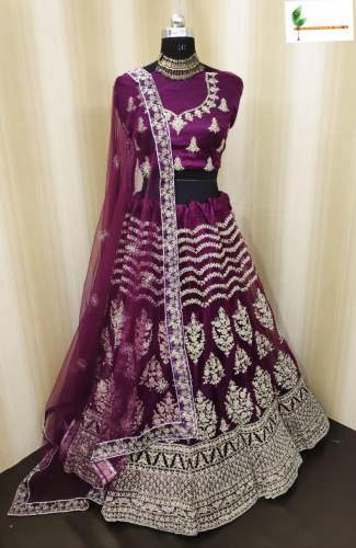 heavy designer lehenga  by Cloth Marts