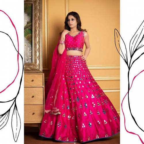 HEAVY TAFFETA SILK lehenga 
