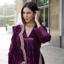  HEAVY VELVET KURTI PALAZZO  thumb 2