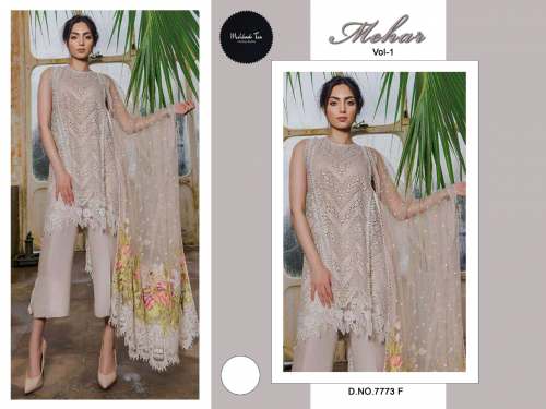 Buy Cambric Cotton sifli work Pakistani suit by ARC Fashion Hub