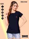 Daily Wear Half Sleeve Ladies Plain T Shirt  thumb 1