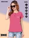 Daily Wear Half Sleeve Ladies Plain T Shirt  thumb 3