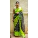 Designer Chanderi Silk Bandhani Print Saree
