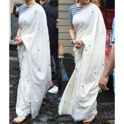 Party Wear Handloom Cotton Silk Saree