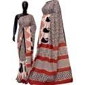 Party Wear Printed Cotton Saree thumb 1