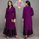 Designer Mirror work kurti Palazzo Set thumb 6