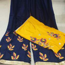 Designer Rayon Kurti Plazo  Set 