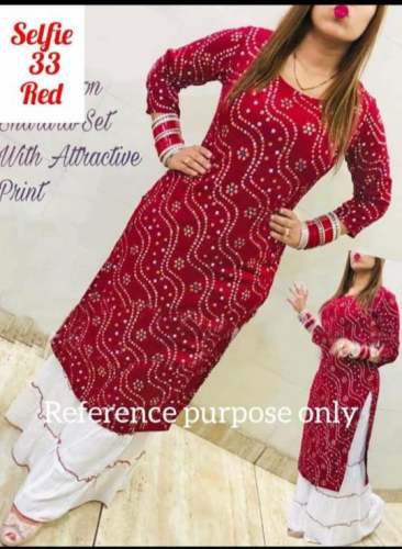 Special Bandhani Kurti With Palazzo set 