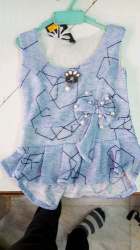 Sky Blue Color Baby Girl Frock