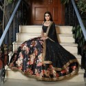 Banglory Satin lehnga choli with Dupatta  thumb 1