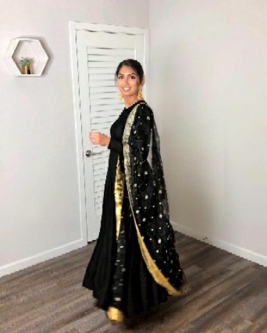 DESIGNER GORGETTE GOWN 