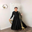DESIGNER GORGETTE GOWN  thumb 1