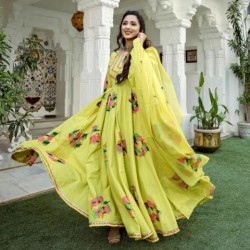 GEORGETTE WITH DIJITAL PRINT GOWN COLLECTION 