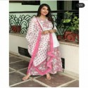 Heavy Butter with beautiful print neak with sleeves 