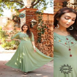 NEW DESIGNER LONG GOWN KURTI