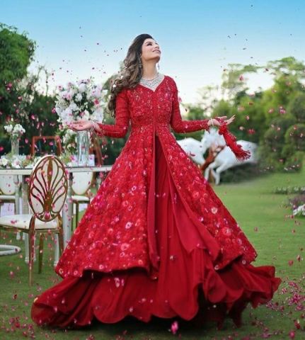 NEW DESIGNER PARTY WEAR GOWN 