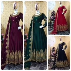 NEW DESIGNER PARTY WEAR LOOK GOWN 