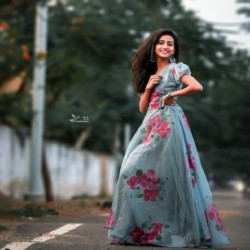 PRINTED ORGANZA SILK KURTI COLLECTION 