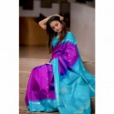 REACH PALLU WITH JACQUARD BORDER WORK SAREE thumb 3