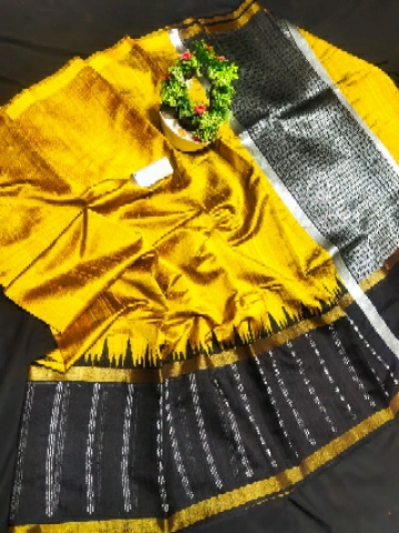 raw silk handloom saree by Royal Collection