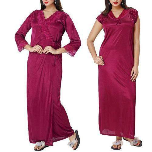 Fancy Georgette Nighty by Vaishnavi Nightwear