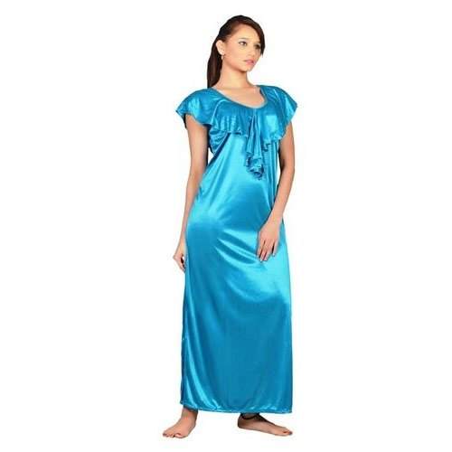 Fancy Satin Nighty For Ladies