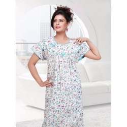 Ladies Cotton Printed Nighty