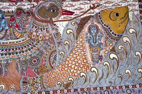 Muslin Kalamkari Print