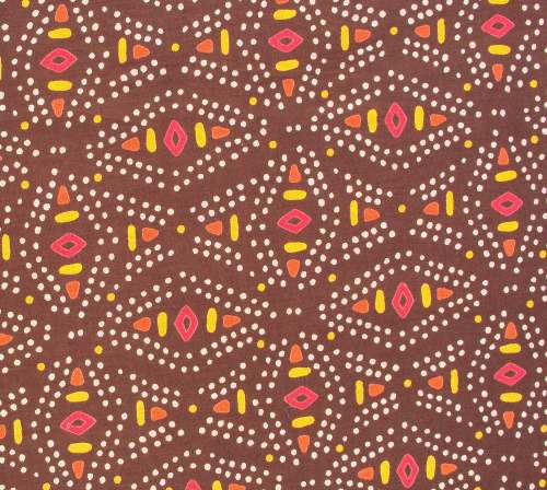 Organza Ajrakh Print