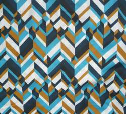 Organza Geometrical Print