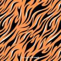 ORGANZA TIGER PATTERN DIGITAL PRINTED FABRICS