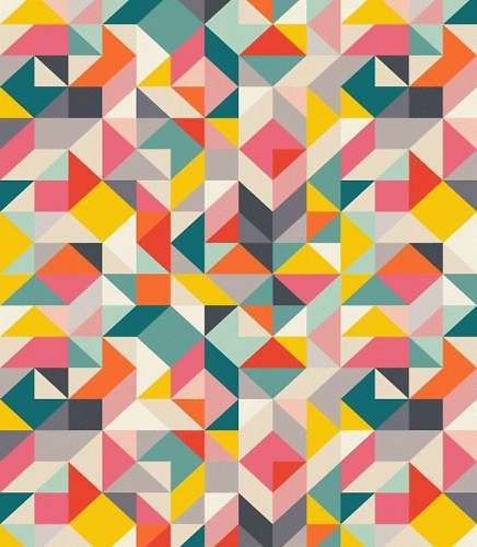 Rayon Geometrical Print