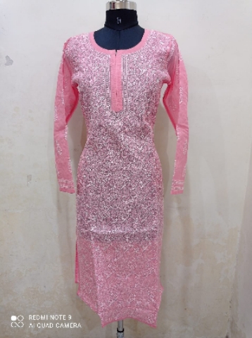 Chikankari cotton Kurtis  by goodwill prime pvt ltd lucknow