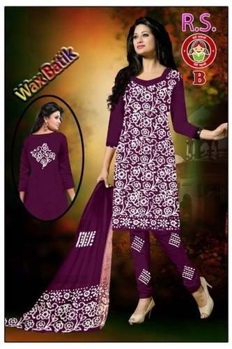 Ladies Designer Batik Dress Material by colors collection