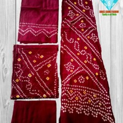 BOUTIQUE HAND BANDHEJ  BIKANERI COTTON SUIT