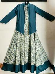 Elegant Printed kurti with Jacket 