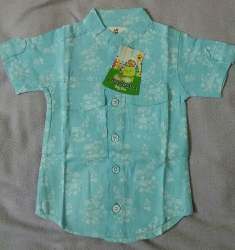 Sky Blue Kids printed Shirt 
