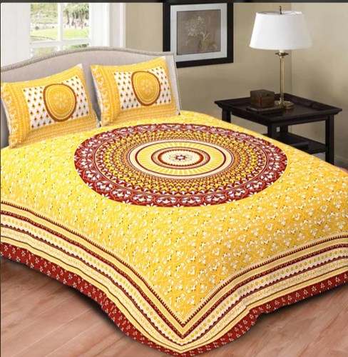 Printed Cotton Double Bedsheet	 by Lovely Prints