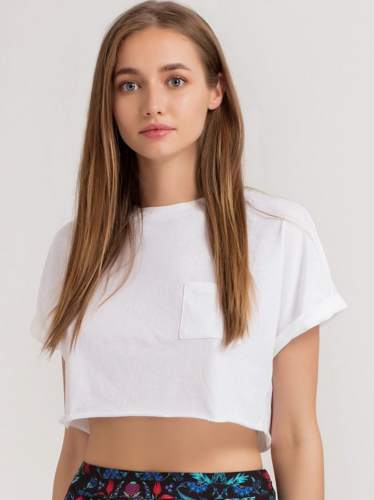 Plain Crop T shirt  by value enterprise