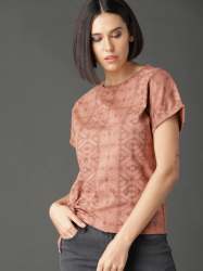Printed Woven Top 