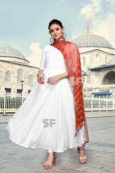 BBB 45 Rayon Plain Kurti Dupatta Set 