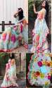 fancy-georgette-printed-ruffle-net-saree