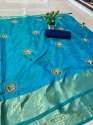 Trendy Sana Patta Silk Saree by Brahmputra Mart thumb 3