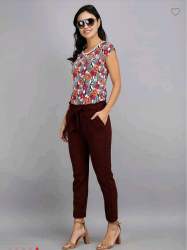 Ruffel knot pant