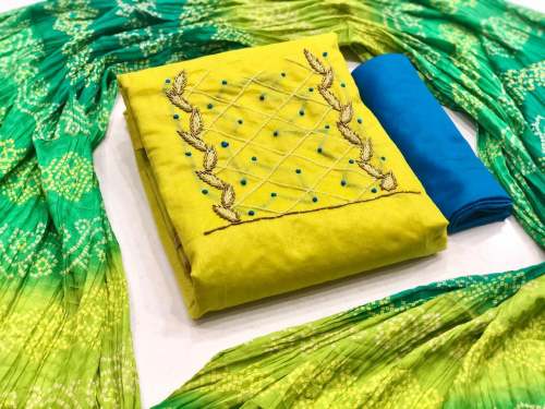 Chanderi Dress Material