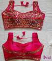 Designer Mirror Hand Work Blouse thumb 1