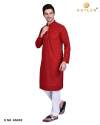 Mens Lucknowi Work New Kurta Pajama Set thumb 4